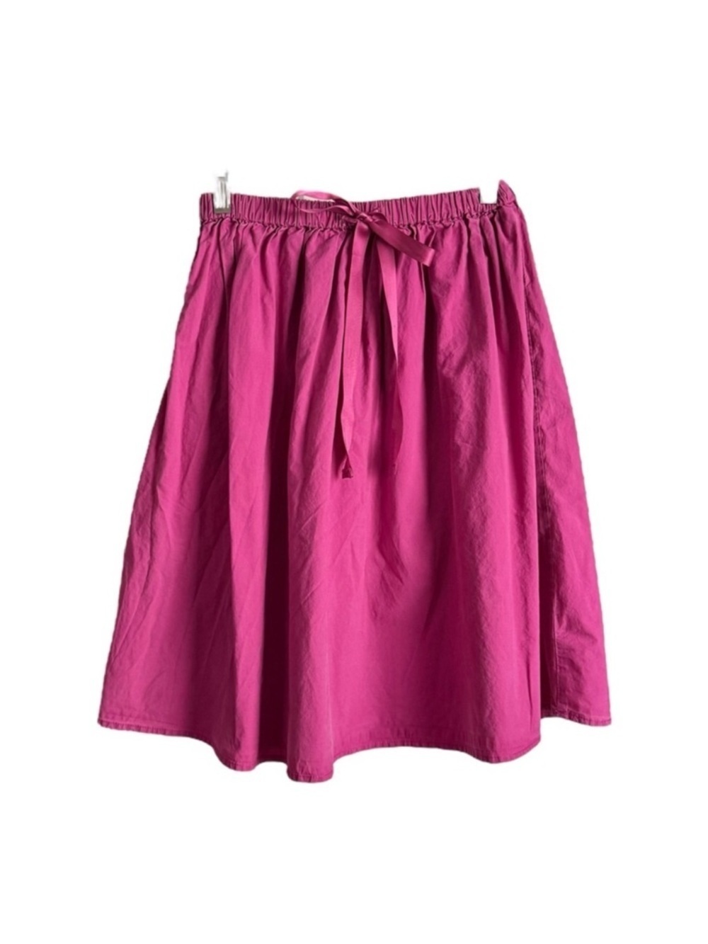 Junee Jr Vibrant Pink Knee Length Skirt with Tie Waist Detail Girls 12